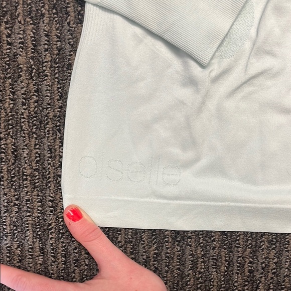 Women's Light Blue Long Sleeve Top - Picture 2 of 3